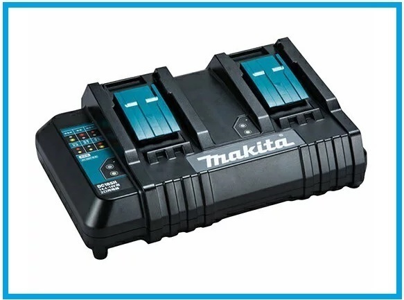 マキタ14.4V/18Vバッテリ専用2口充電器 DC18SH (2本同時に充電)【安心のマキタ純正品・新品・未使用】拍卖