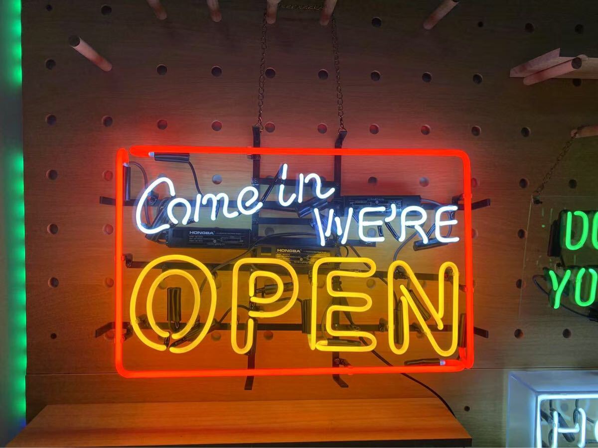 オーダーメイド OPEN ネオン管 店舗用 アメリカン LED オリジナル 看板 ネオンサイン アメリカン雑貨 インテリア 世田谷 シボレー 拍卖