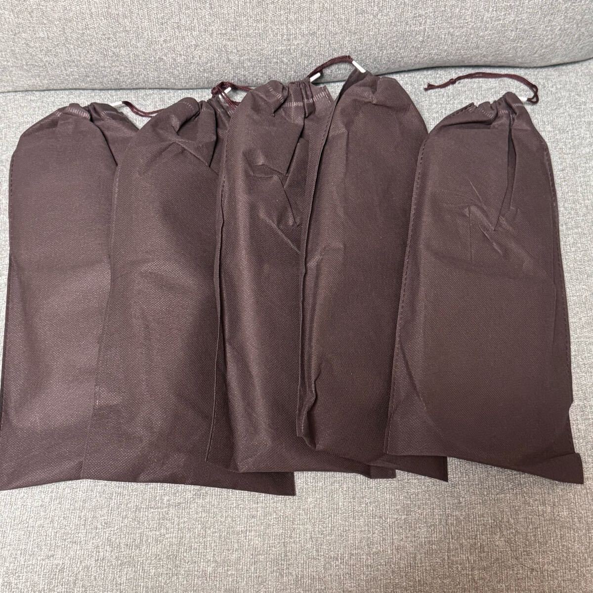 使い捨てスリッパ 5個セット 茶色 ブラウン 袋入り 来客用 旅行用拍卖