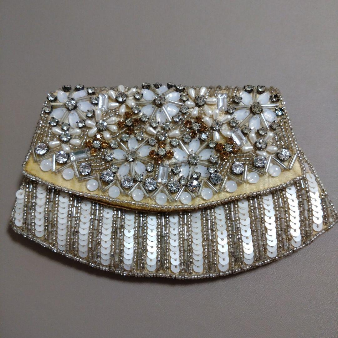 送料無料★東京かんかん ビーズ刺繍ポーチ マルチケース ミニ財布 アジアン雑貨 エスニック雑貨拍卖