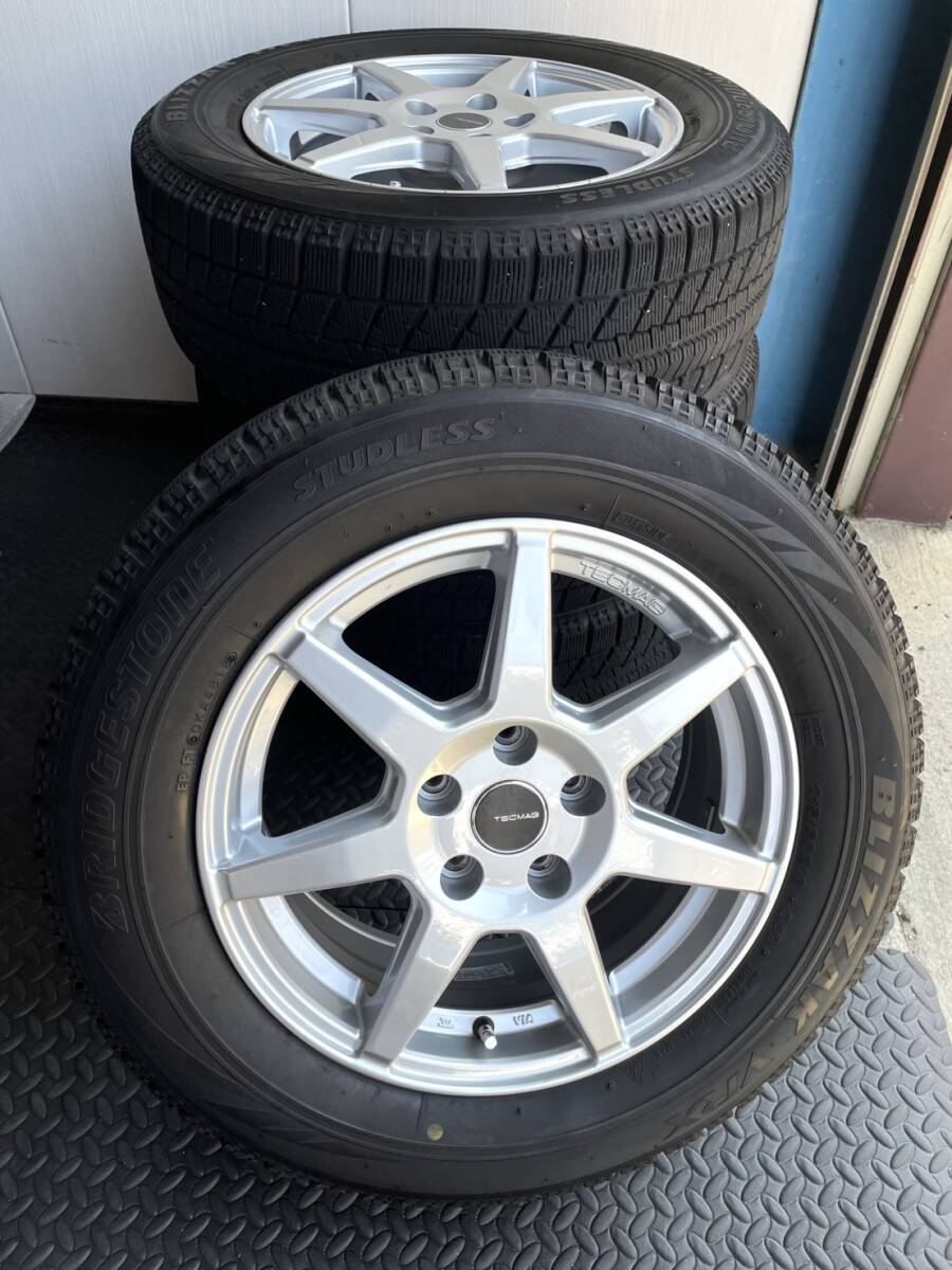 ザビートル パサート シャラン T-Roc 215/60R16 BLIZZAK VRX 16IN 6.5J +46 5H 112 C2504001 4本 THE Beatle ザ・ビートル ブリザック TROC拍卖