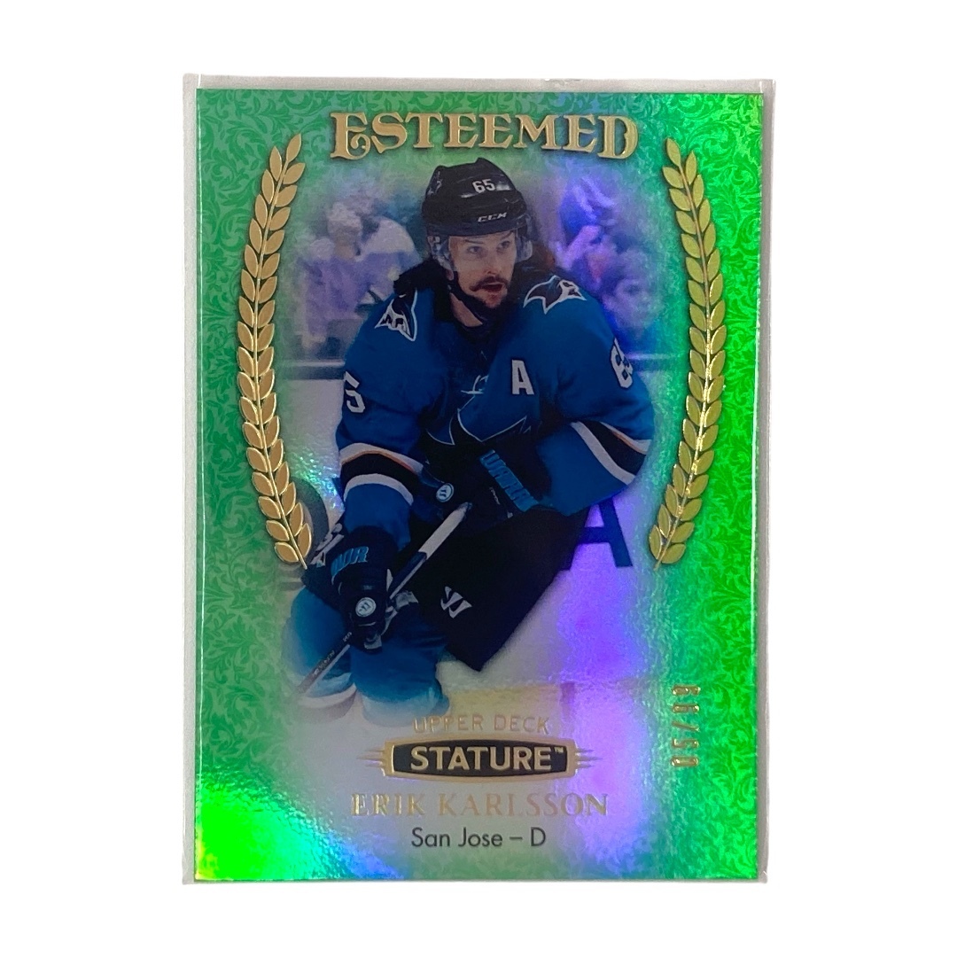 UPPER DECK NHLカード STATURE ERIK KARLSSON SAN JOSE 05/99 #E-21 中古 IT2拍卖