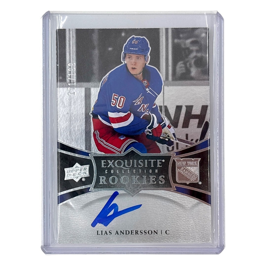 UPPER DECK NHLカード EXQUISITE COLLECTION LIAS ANDERSSON RANGERS 171/199 #R10 中古 IT1拍卖