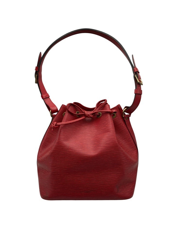 LOUIS VUITTON ルイヴィトン エピ プチ・ノエ 巾着 ショルダーバッグ カスティアンレッド M44107 中古 D4拍卖