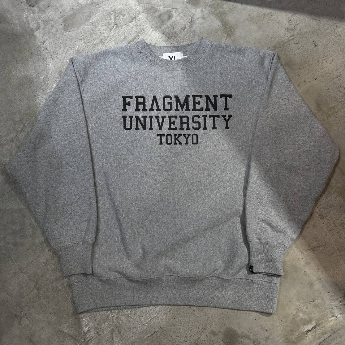 FRAGMENT 24ss UNIVERSITY FRGMT UNV C/N SWEAT F SIZE-XL FRGMT-S6 フラグメント ユニバーシティ スウェット拍卖