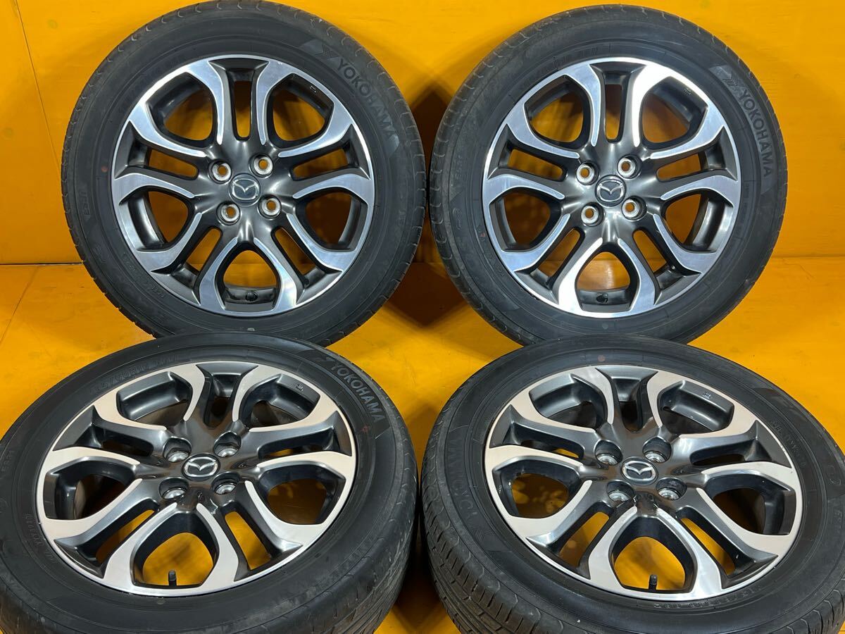 ★純正戻しなど!★ マツダ DJ系 デミオ 純正 16in 5.5j +40 pcd100 ヨコハマ 185/60/16 MAZDA 車検 交換用 マツダ2 純正品拍卖