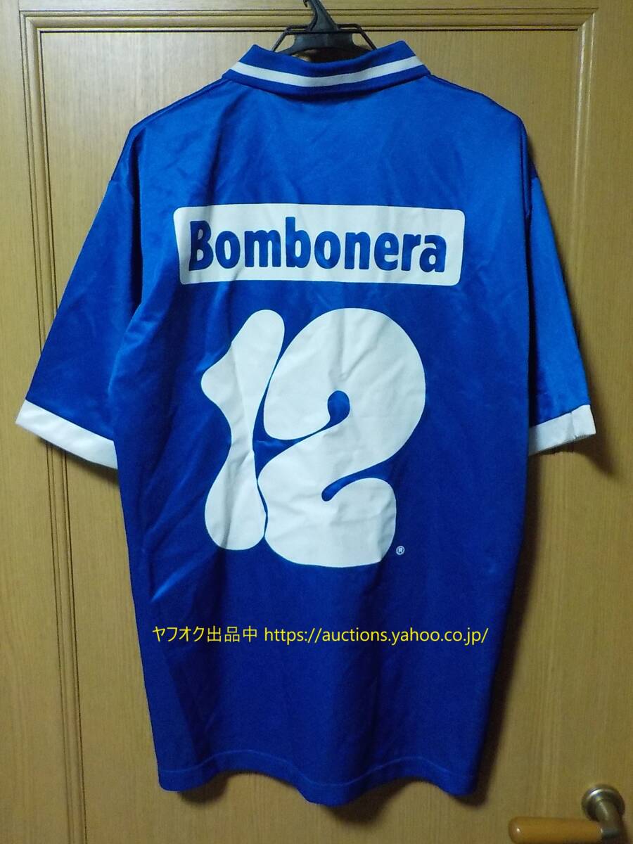 90s? Bombonera【即決 送料無料】ボンボネーラ ユニフォーム L ポロシャツ 日本代表 日の丸 サッカー サポーター ウルトラスニッポン 417-5拍卖