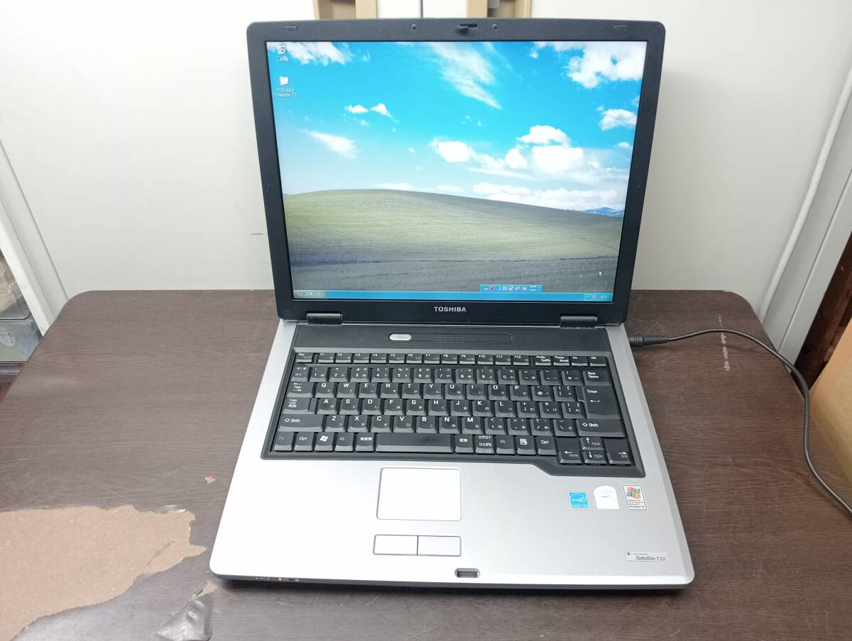 【YNT0519】★TOSHIBA Dynabook Satellite T20 Intel Celeron M 1.4GHz/512MB/40GB/14.1inch/1024x768/COMBO/WinXPPro FAN異音AC欠品★中古拍卖