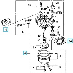 Honda ホンダ除雪機 キャブレター ガスケット セット HSS760n拍卖