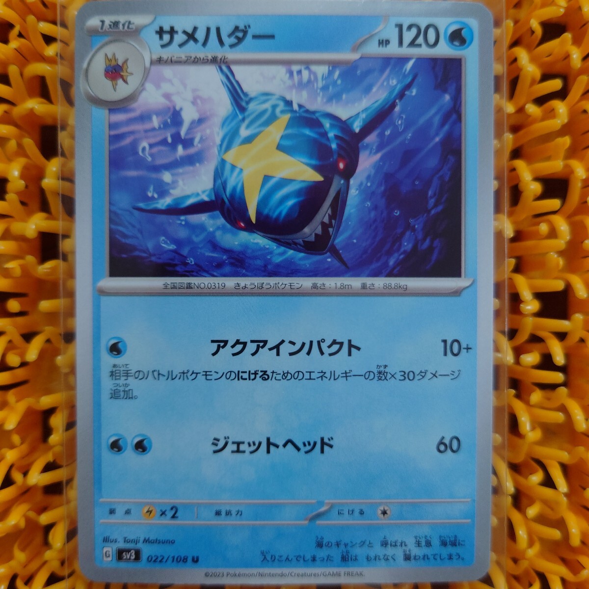 サメハダー ポケモンカード sv3拍卖