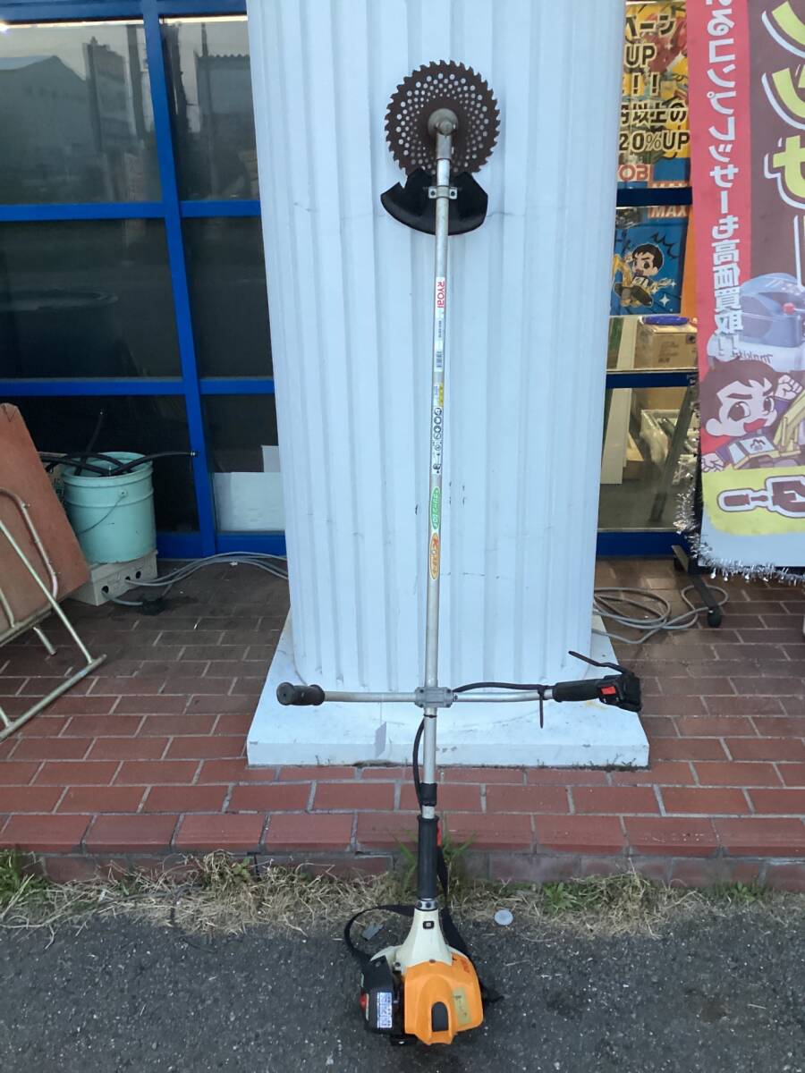 【引取限定】リョービ(RYOBI) エンジン刈払機 草刈機 EKK-2370T ツーグリップハンドル 4172612拍卖