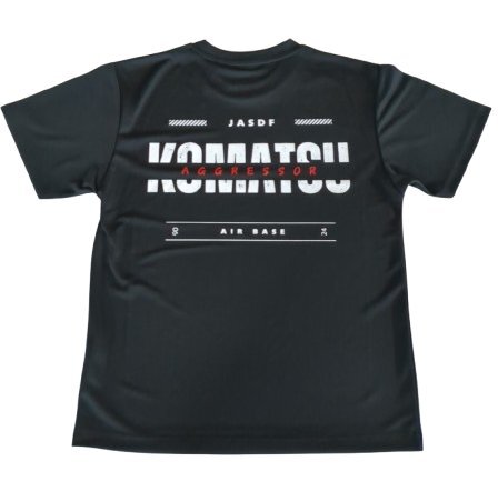 KOMATSU AGRアグレッサー ドライTシャツ 黒 サイズM拍卖
