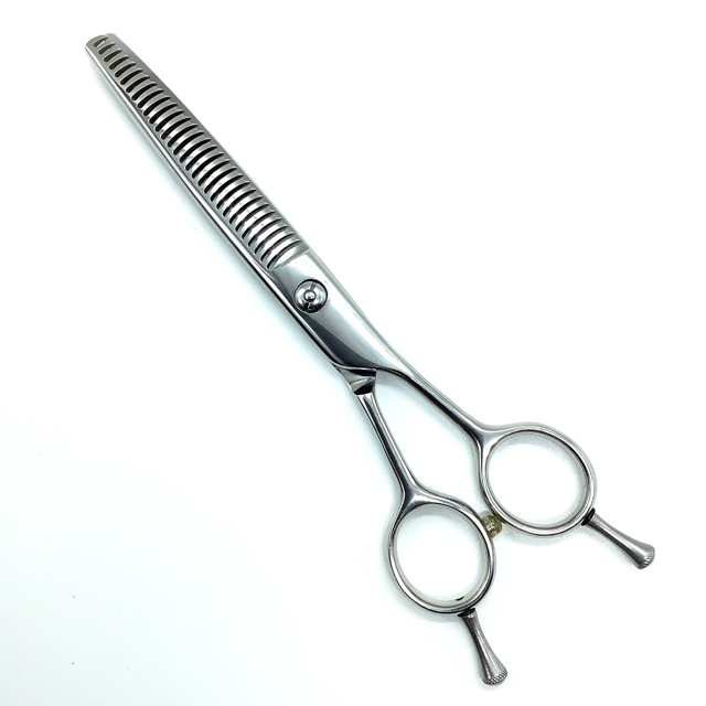 新品未使用【メーカー不明】 メガネ シザー セニング 美容ハサミ すきばさみ 美容師 理容師 約30% 右利き 6.2インチ 中古 sc2248拍卖