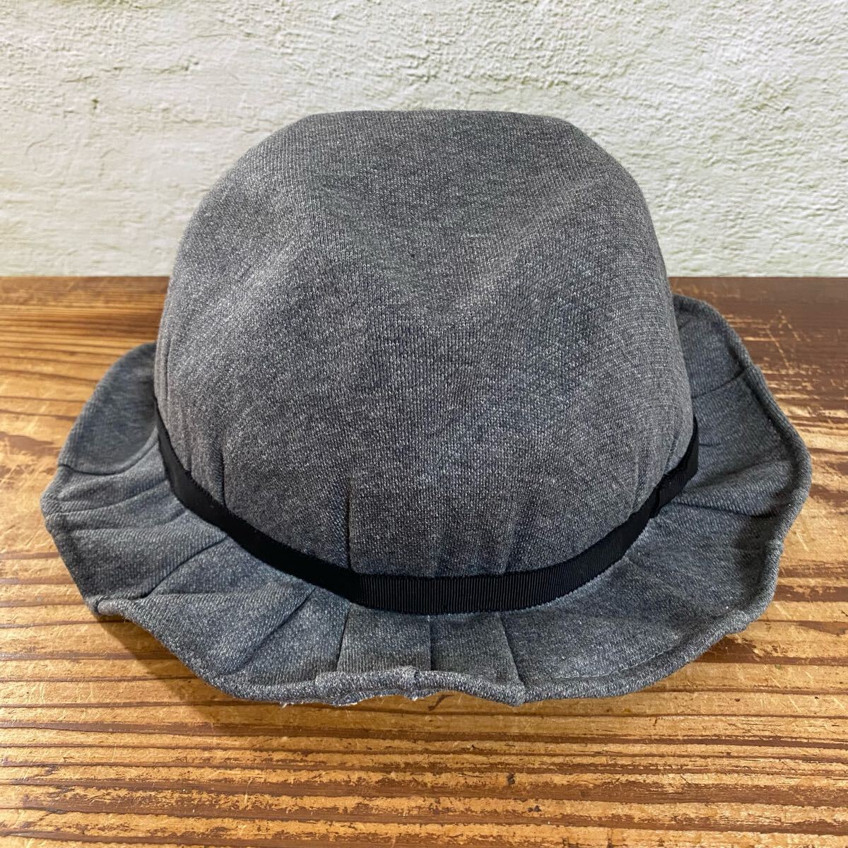 【ミハラヤスヒロ MIHARA YASUHIRO × カシラ CA4LA バケットハット 帽子 メンズ レディース フリーサイズ グレー 日本製】拍卖