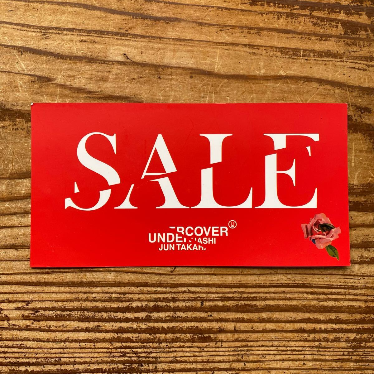 【アンダーカバー UNDERCOVER SALE ポストカード DM フライヤー 非売品 顧客限定品 2023年 JUN TAKAHASHI JONIO 5685 artscabut期】拍卖