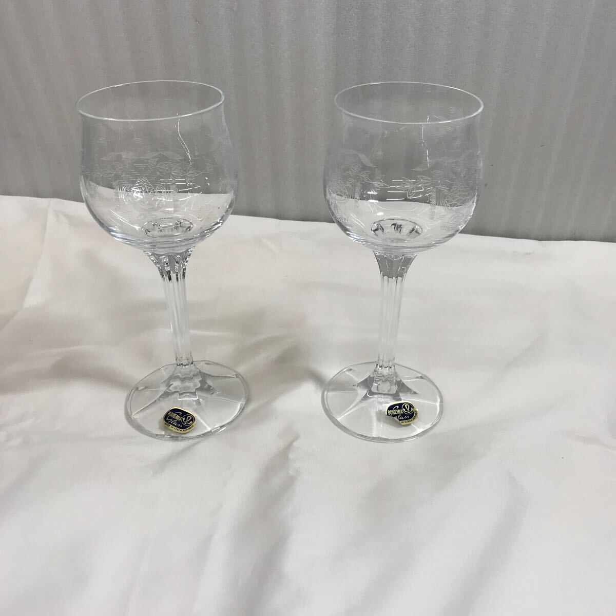 ボヘミアグラス ボヘミアクリスタル ワイングラス グラス ペアグラス ペア セット拍卖