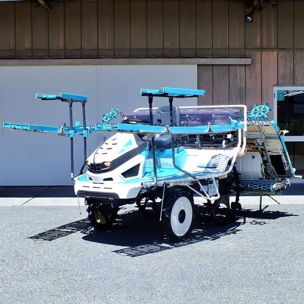 【群馬】クボタ 8条 田植機 EP8D 283時間 ダブルタイヤ 整地ローター パワステ 自動植付 自動水平 深さ調整 ディーゼル 中古 田植え機 稲作拍卖