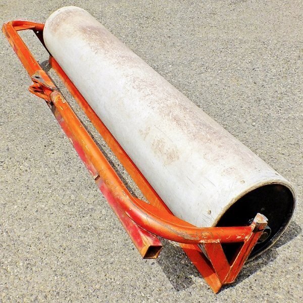 【群馬】鎮圧ローラー 2000mm 中古 パーツ 麦踏 麦踏み 整地 鎮圧 牽引 均平 ローラートラクター ロータリー 部品 作業機 2.0m 2m 200cm拍卖