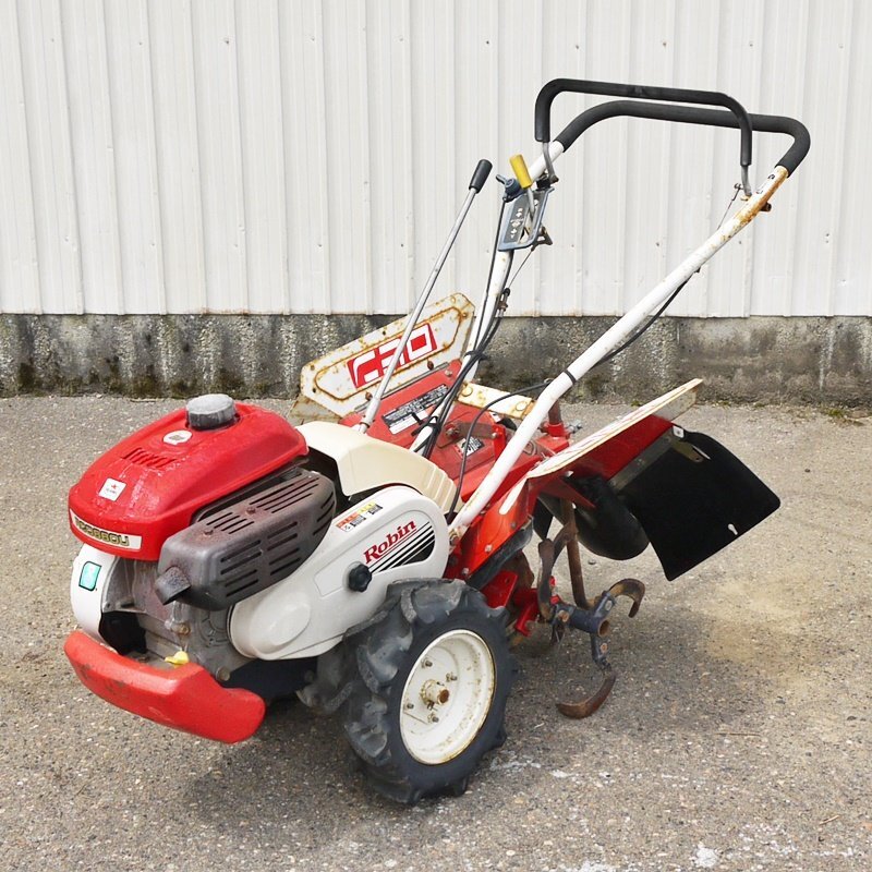 【新潟】ロビン 管理機 耕うん機 RCO660U 作業幅 50cm 正転/逆転 家庭菜園 畑 野菜 耕運 耕耘 土揚げ 土寄せ 畝 畦 中古 実動 倉庫保管拍卖
