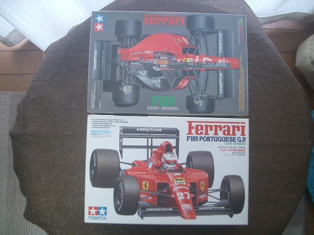 ■1/20 タミヤ フェラーリ F189 前期型/後期型 2台拍卖