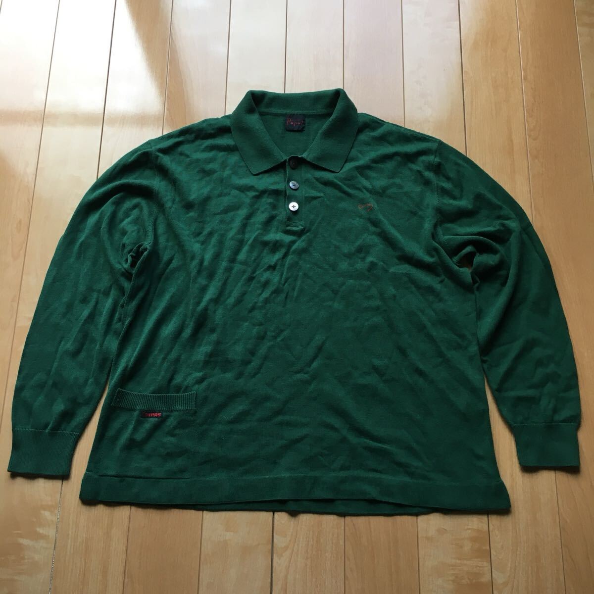 パパス ポロシャツ 219-1-30 メンズ グリーン拍卖
