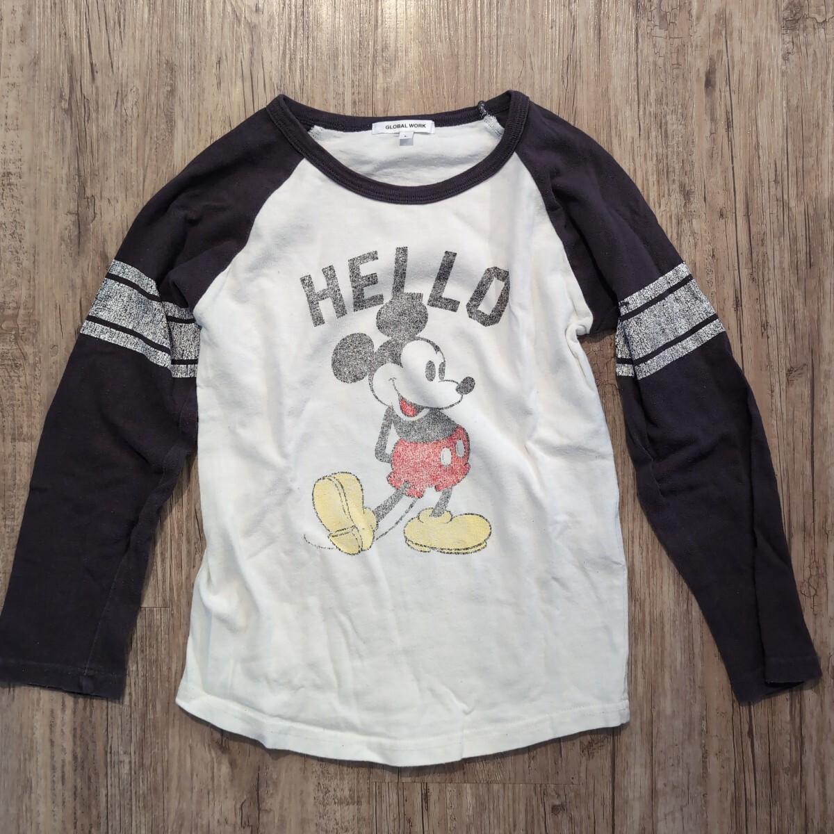 GLOBAL WORK ミッキー長袖Tシャツ(120)拍卖