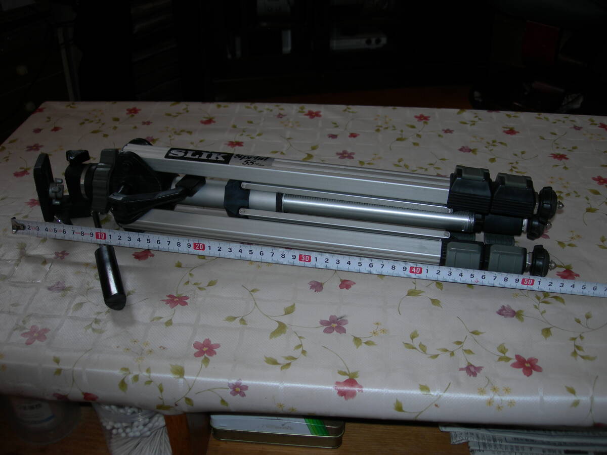 ★ SLICK Sprint 55 deluxe スリックスタンドポット55デラックス スシルバー 三脚 1台 中古品 拍卖