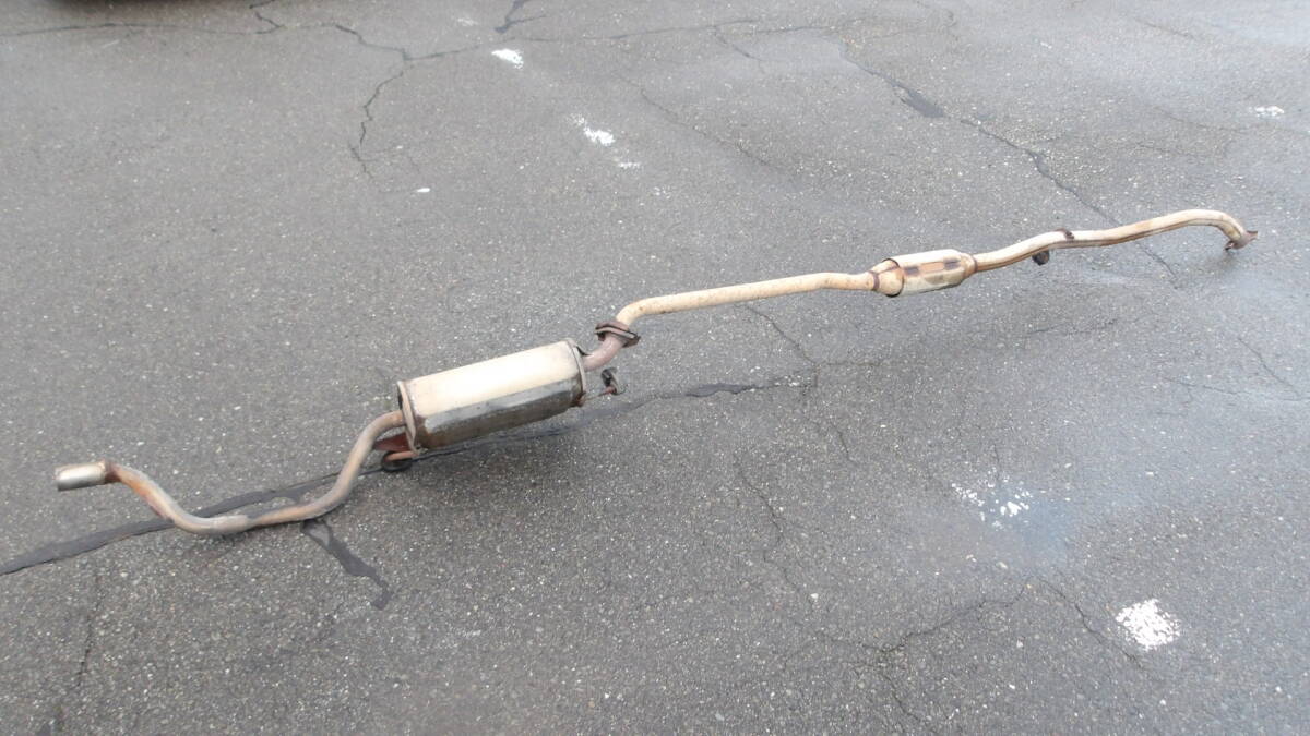 ラパンHE21Sアルトラパン純正エキゾーストパイプ マフラーK6Aターボ部品取り車あり センターパイプ フロントパイプ センターマフラー拍卖