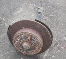 アコードCF4リア サスペンション左リア左ハブ ナックル アーム足回りABSセンサー ホンダ純正リヤ ナックルハブ部品取り車あります拍卖