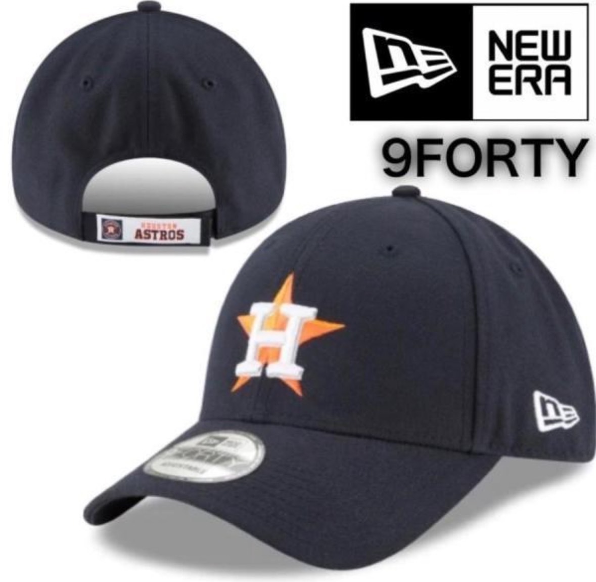 ニューエラ キャップ 帽子 ナインフォーティ 9FORTY ヒューストン ネイビー ベースボールキャップ MLB ベルクロ 男女 NEWERA 9FORTY 新品拍卖
