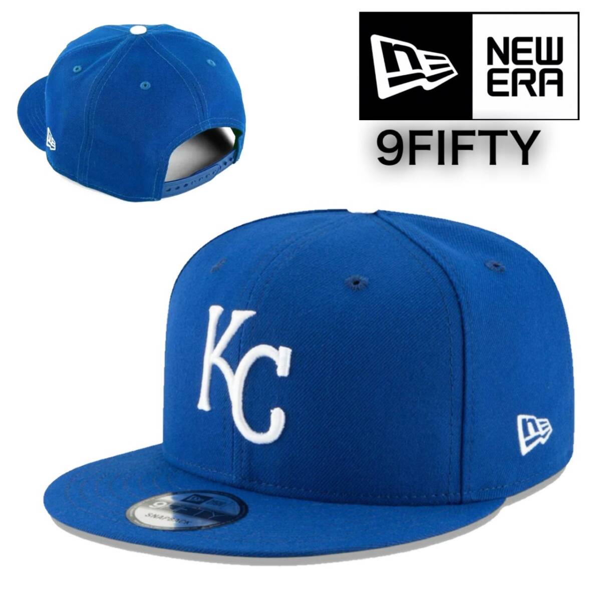 ニューエラ キャップ 帽子 9FIFTY ロイヤルズ ブルー ワンサイズ フラットバイザー スナップバック NEWERA 9FIFTY CAP 新品拍卖