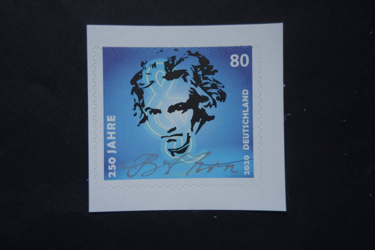 外国切手: ドイツ切手 「ベートーベン 誕生250年」 1種完 未使用拍卖