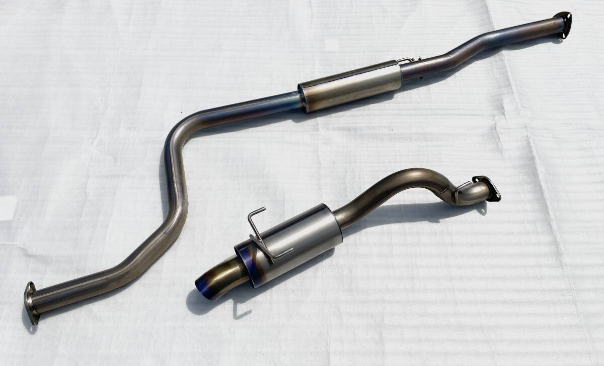 【超軽量】J'S RACING フルチタン CIVIC シビック EK9 ジェイズ レーシング センターパイプ 中間 マフラー チタン ドルフィン 拍卖