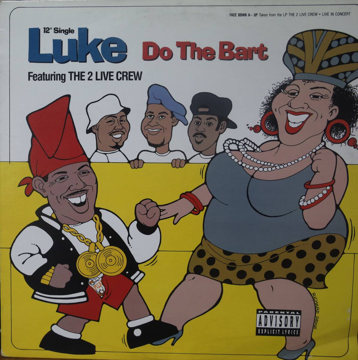 【廃盤12inch】Luke Featuring The 2 Live Crew / Do The Bart拍卖