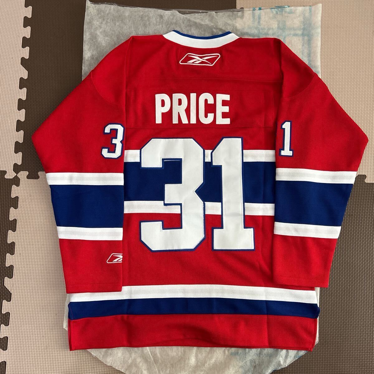 Mサイズ/モントリオール・カナディアンズ #31キャリー・プライスNHLオリジナル6/CCMリーボック社製/古着/オフィシャルライセンスジャージ拍卖