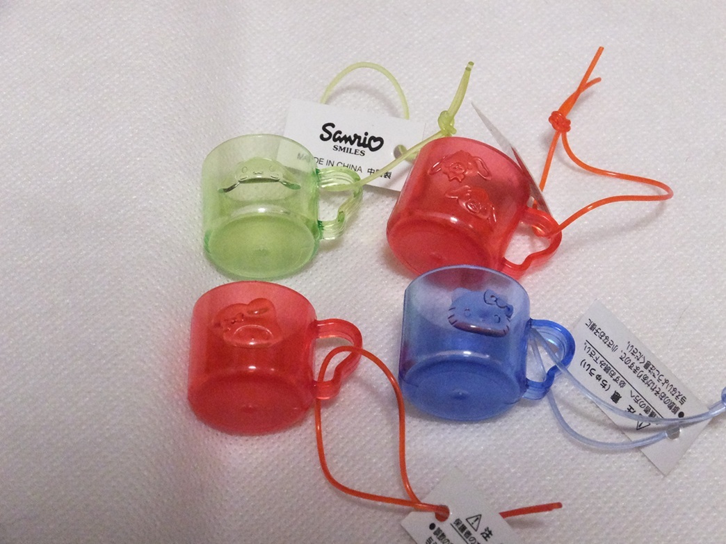 サンリオ PRM プレミアム カップ ミニカップ おまけ 非売品 マスコット 2009年 キティ シナモン マイメロディ シュガーバニーズ拍卖