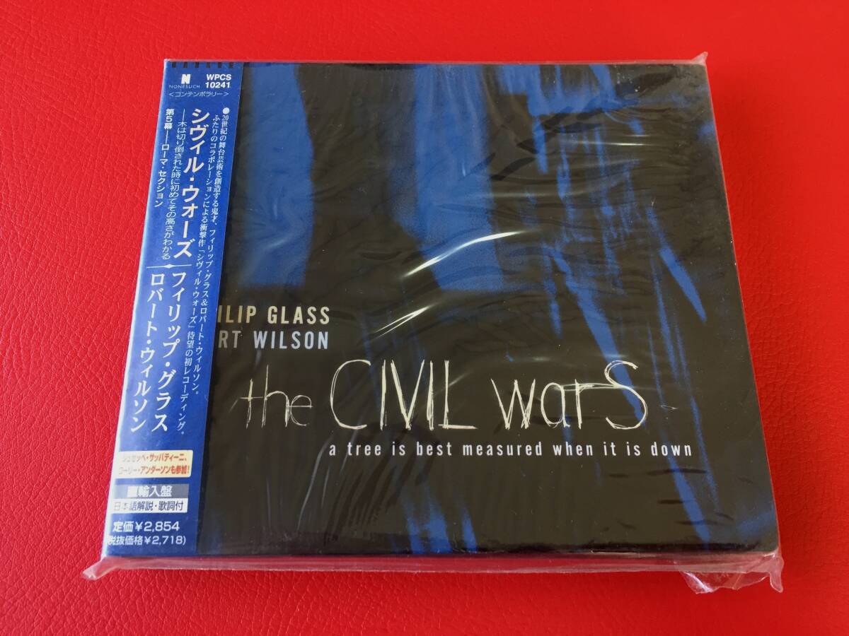 ◆CDケース未開封◆フィリップ・グラス&ロバート・ウィルソン/シヴィル・ウォーズ/帯付/CD/WPCS-10241 #A09YY1拍卖