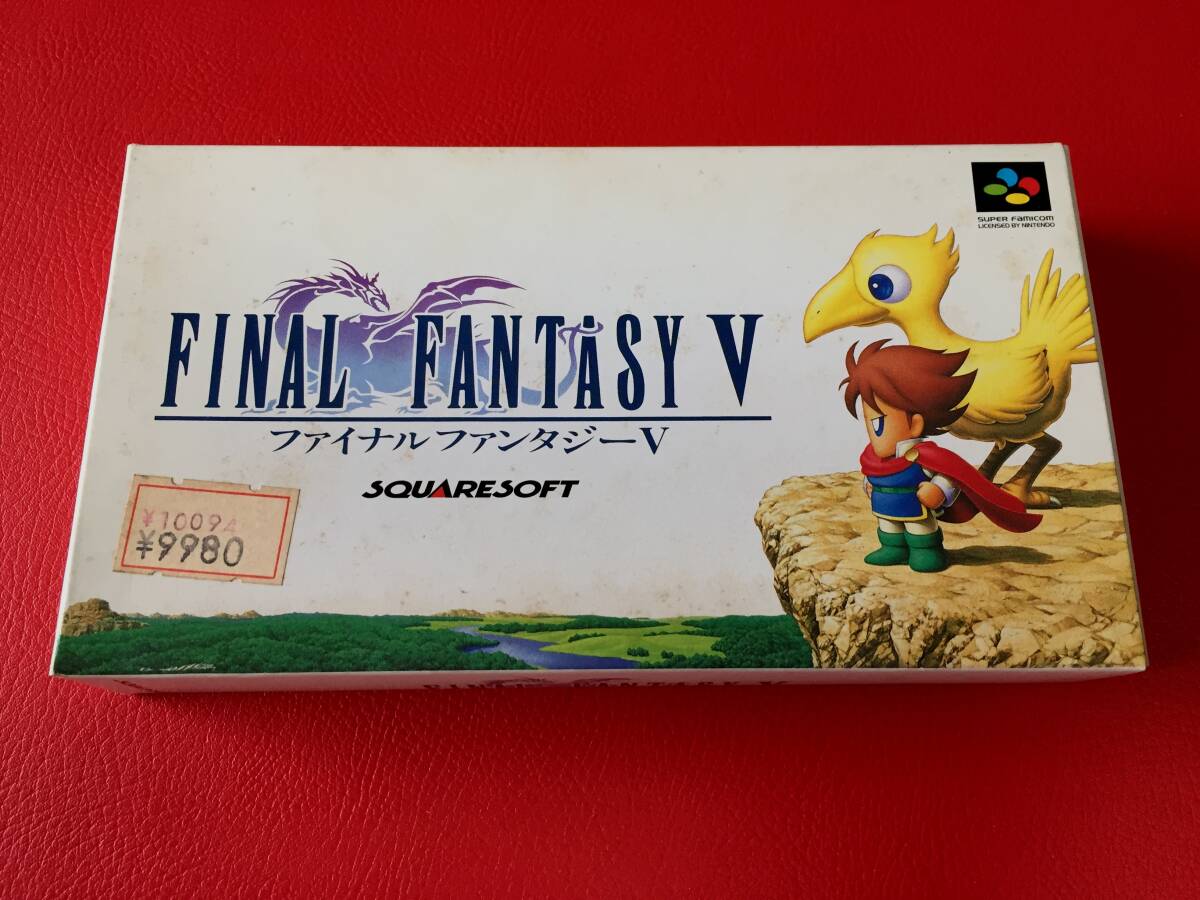 ◆ファイナルファンタジーV/箱・取説付き/スーパーファミコンソフト/SHVC-F5 #A24YY1拍卖