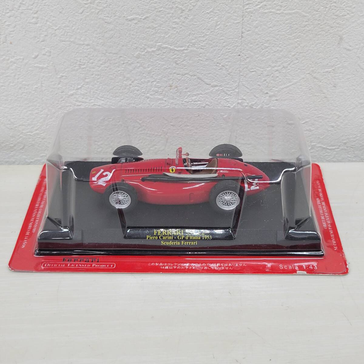 ME0417-221□未開封 アシェット フェラーリ コレクション Ferrari 553 F2 piero carini GP d'italia 1953 1:43 ケース難あり 現状品 拍卖