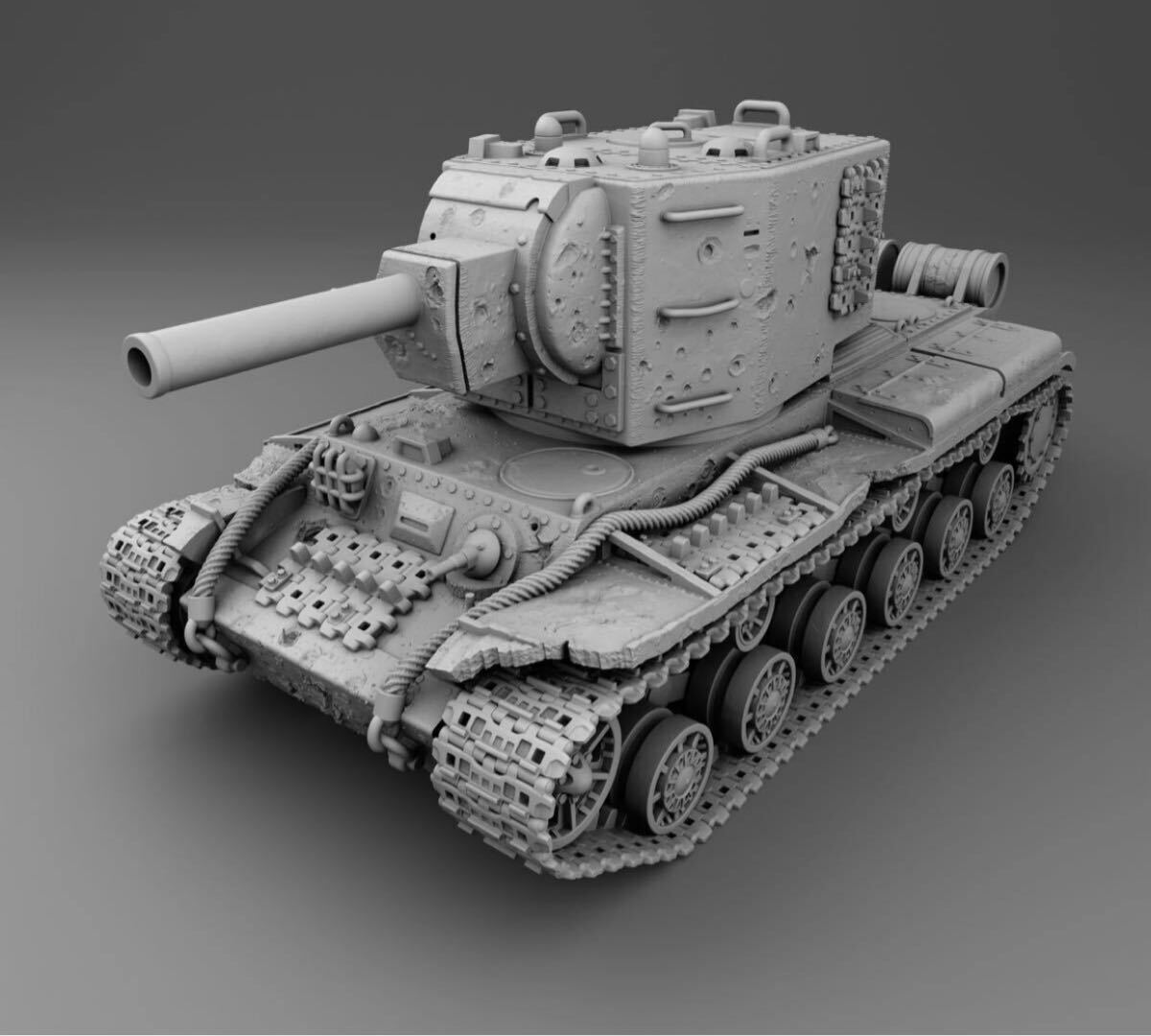 1/144レジンキット 2023新 未塗装 WWⅡ ソ連軍 KV-2 重戦車 ワールドタンクミュージアム【同梱可能】230103拍卖