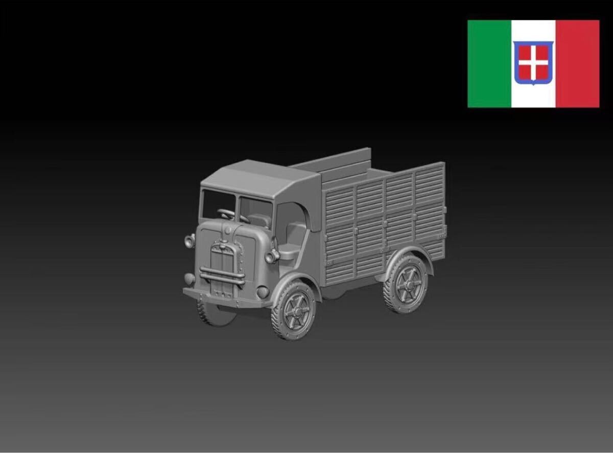 1/72 レジンキット 未塗装 WW2 イタリア軍 フィアット SPA CL 39 軽トラック 250120拍卖