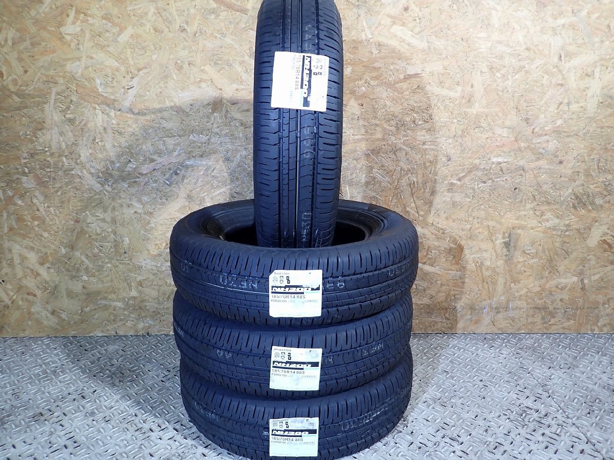 GM6015【送料無料185/70R14】4本 ブリヂストン エコピア NH200 2022年製 未使用品 夏タイヤ ラジアルタイヤ ノート ティーダ《即決あり》拍卖
