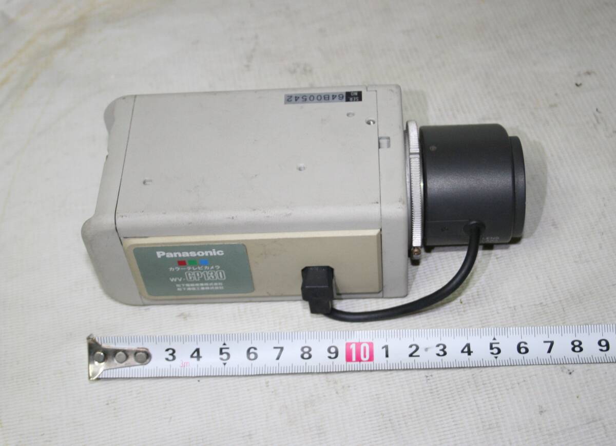 ジャンク品パナソニック WV-CP130 カラーテレビカメラ 部品取り等に拍卖