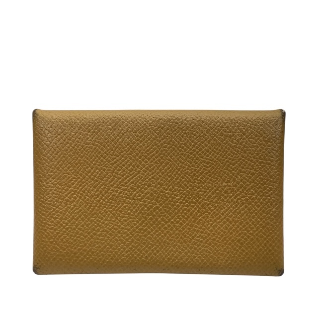 HERMES エルメス カルヴィ カードケース 名刺入れ パスケース コインケース 小銭入れ コンパクト エプソン ブラウン T刻印拍卖