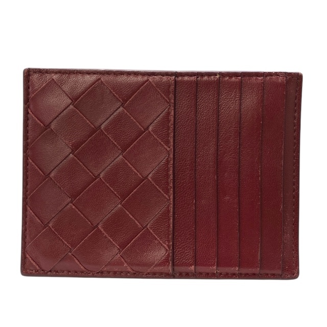 BOTTEGA VENETA ボッテガヴェネタ イントレチャート コインケース 小銭入れ カードケース パスケース フラグメントケース レザー レッド拍卖