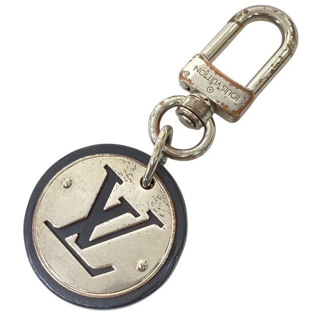 LOUIS VUITTON ルイヴィトン M67362 ポルトクレ LVサークルキーリンング キーホルダー チャーム 小物 メタル ブラック シルバー拍卖