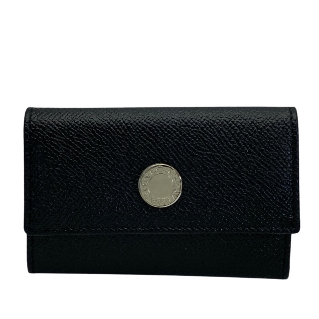 BVLGARI ブルガリ ブルガリ・ブルガリ 6連 キーケース レザー ブラック拍卖