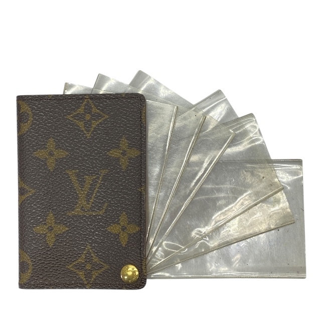 LOUIS VUITTON ルイヴィトン M60937 ポルトカルト クレディ プレッシオン カードケース パスケース 名刺入れ モノグラムレザー ブラウン拍卖