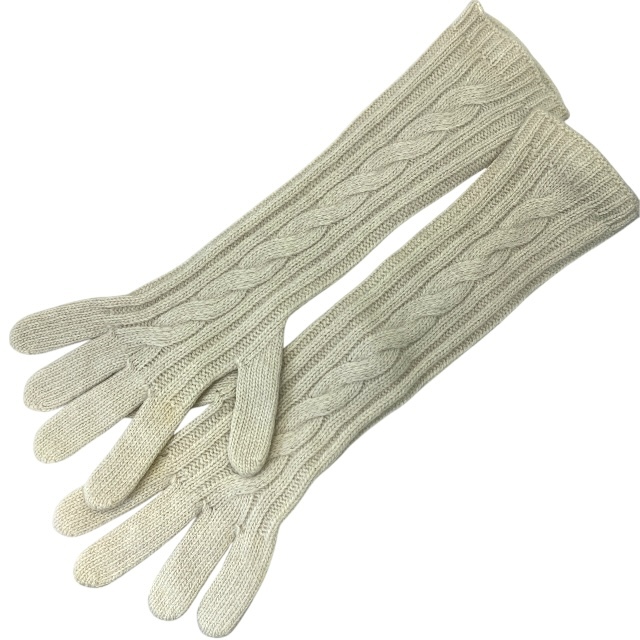 WEEKEND Max Mara ウィークエンドマックスマーラ 手袋 グローブ アクセサリー 小物 羊毛 アイボリー拍卖