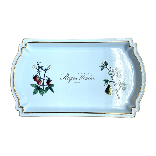 ROGER VIVIER ロジェヴィヴィエ アクセサリートレー 非売品 陶器トレー インテリア 小物入れ ロゴ マルチカラー拍卖